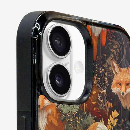 iPhone 16 Plus Case — Fox Forest Fox Forest Pattern Hundreds, Custom Art Phone Cover