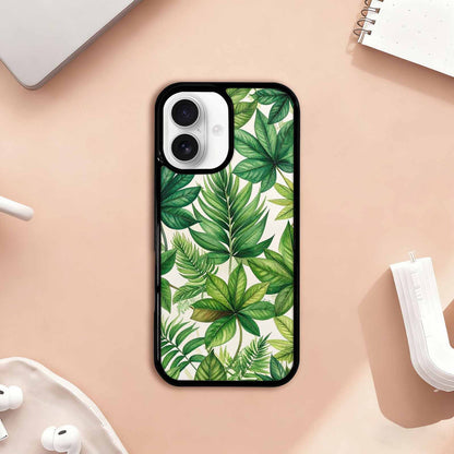 iPhone 17 Case — Small Seven Point Palmate Floral, Unique Phone Case Design