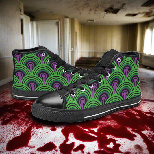 Viking Dark Cosmic Wearable WOMEN Bold Art - Freaky Shoes | Custom Art Sneakers