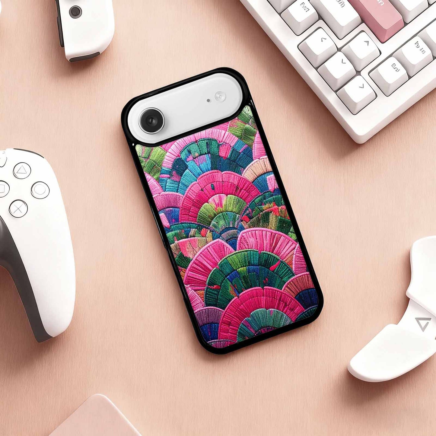 iPhone 17 Air Case — Vivid Camo Polysexual Pride Camo, Custom Print Case Cover