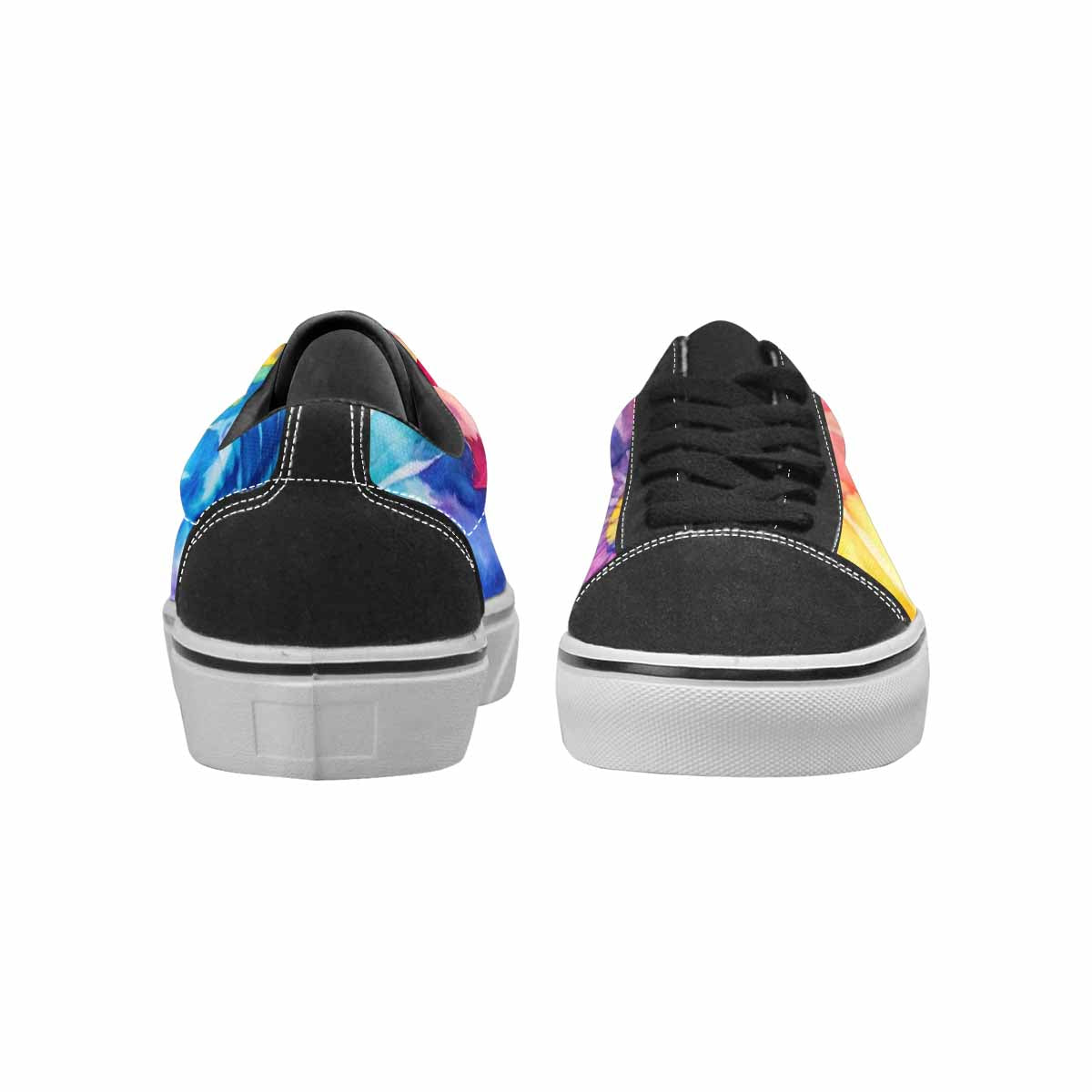 MEN'S Tie Dye Swirl Canvas Lace-Up Dark Academia Shoes
