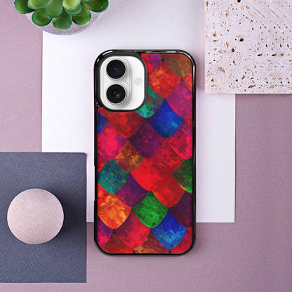 iPhone 16 Case — Snake Print Dark Seamless Pattern Vibrant, Custom Phone Case