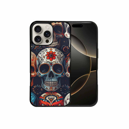 iPhone 16 Pro Max Case — Skull Waves, Original Design Phone Case