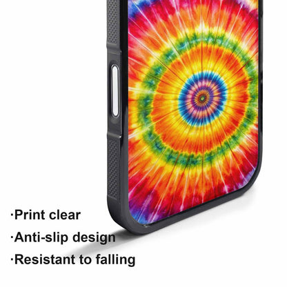 iPhone 17 Pro Case — Tie Dye Rainbow Spiral Tie Dye, Custom Art Phone Cover