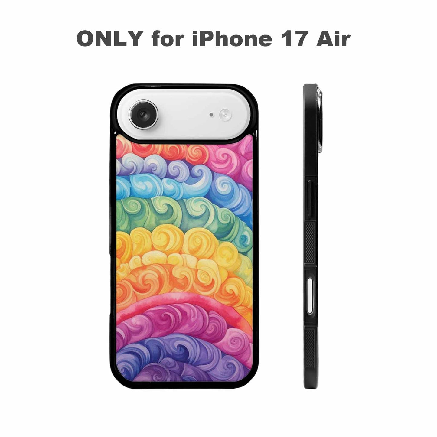 iPhone 17 Air Case — Tie Dye Swirls Tie Dye Tie, Custom Phone Case