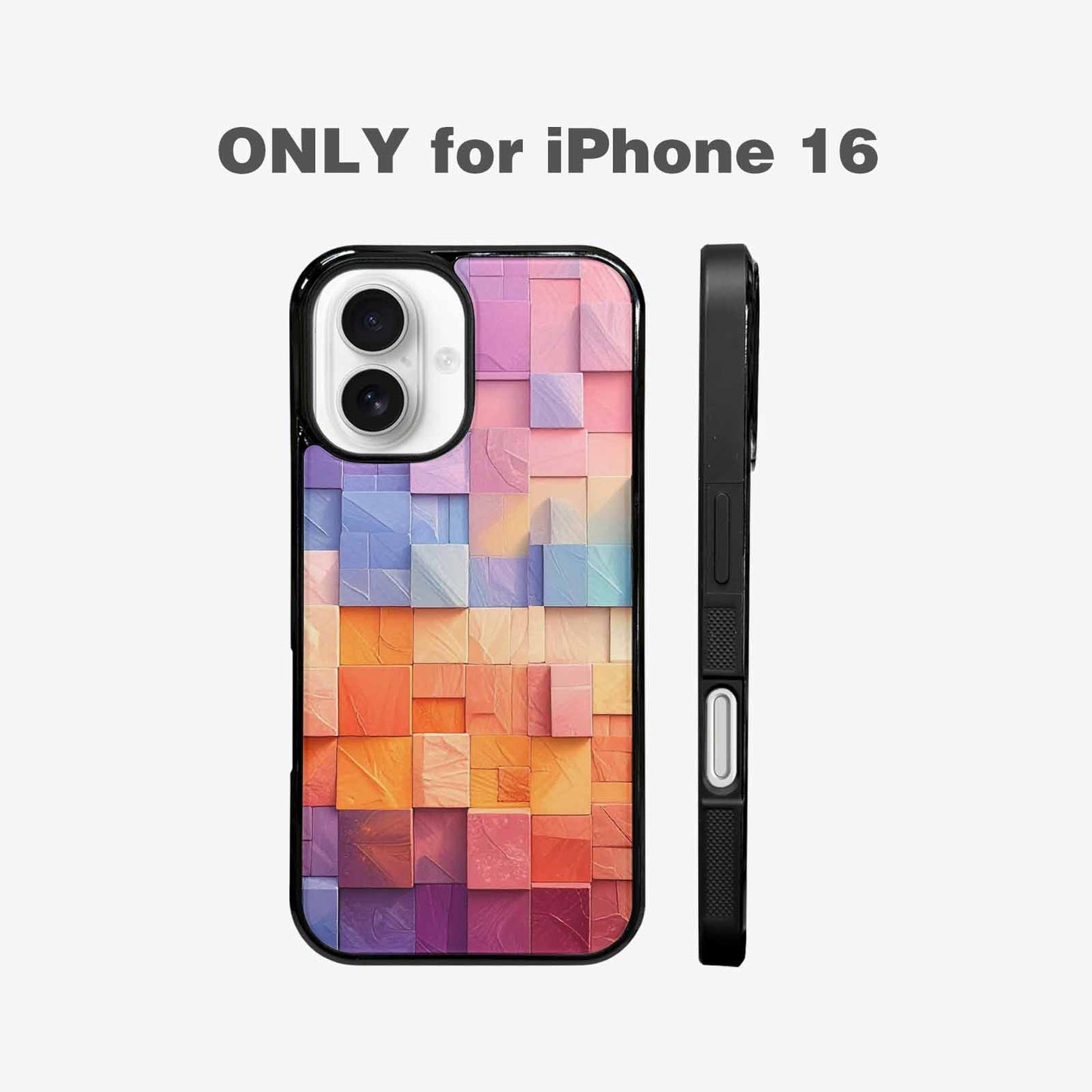 iPhone 16 Case — Color Gradient Fade Pattern Hundreds Of, Custom Phone Case