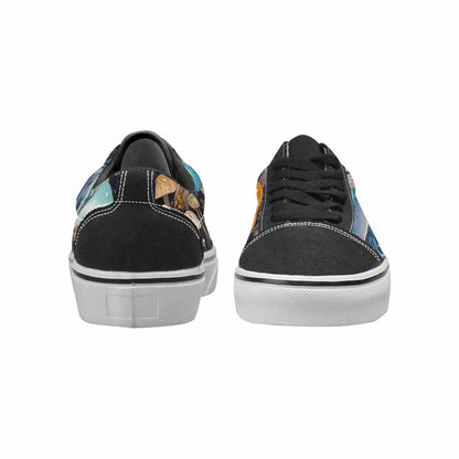 WOMEN'S Mushrooms Lace-Up Canvas Grunge Custom Shoes