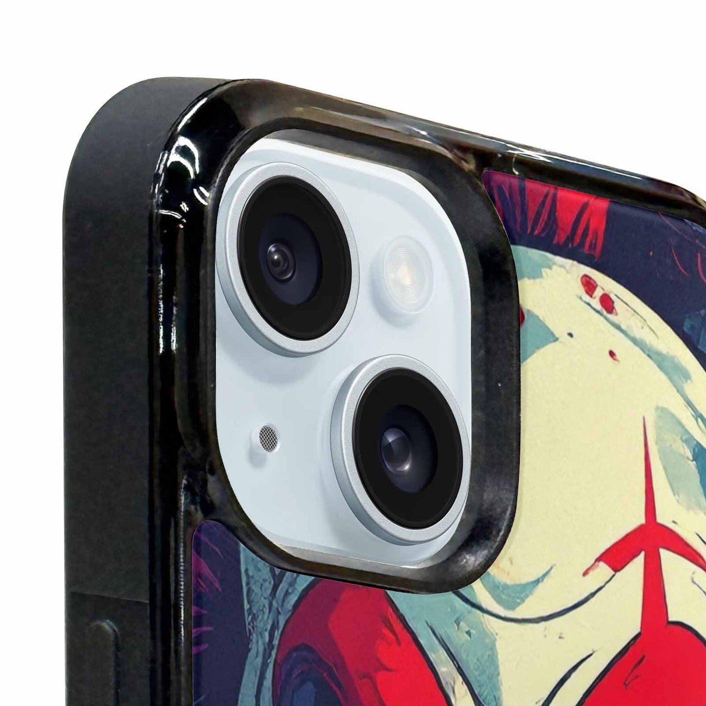 iPhone 15 Plus Case — Evil Clown Cartoon, Custom Made Phone Cover