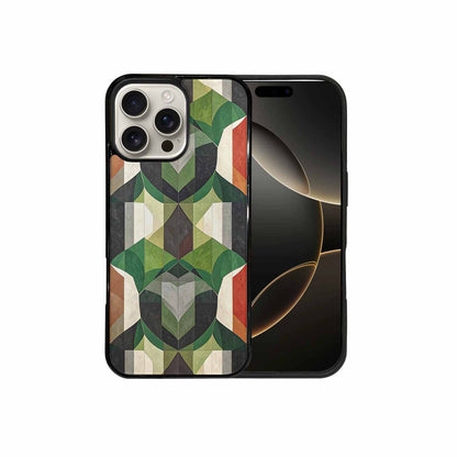 iPhone 16 Pro Max Case — Aromantic Flag Color Theme Small Rainbow, Customized Protective Case