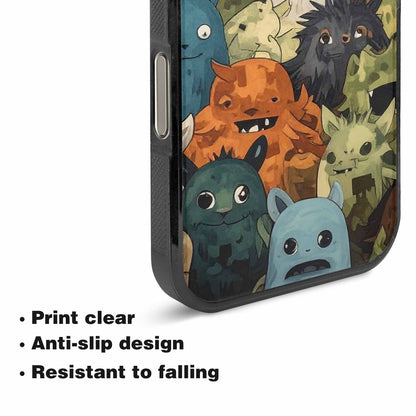 iPhone 16 Pro Max Case — Monsters Camomonsters Pattern Gsw, Custom Phone Case
