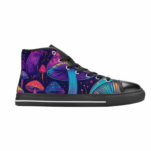 WOMEN'S Psychedelic Mushroom High Top Canvas Y2K Sneakers