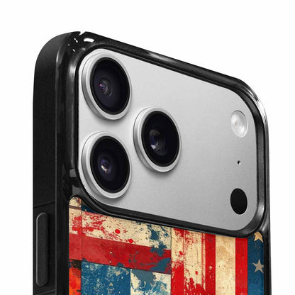 iPhone 17 Pro Max Case — Small American Flag Stars Galaxy Space, Custom Made Phone Cover