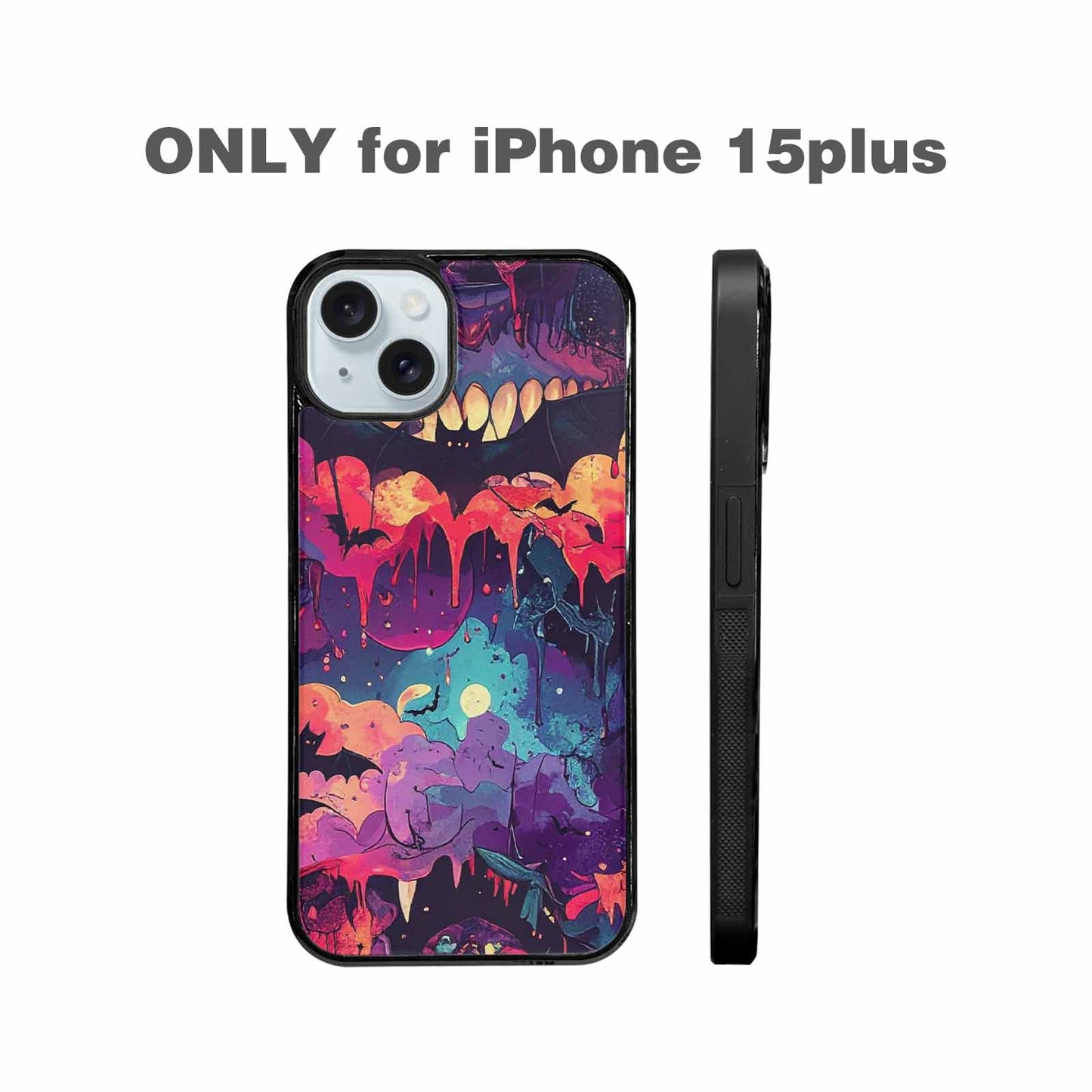 iPhone 15 Plus Case — Vampire Fangs Bats Vampire Fangs And, Personalized Phone Case