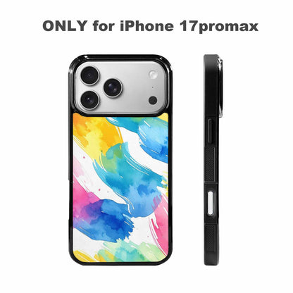 iPhone 17 Pro Max Case — Trans Strong Watercolor Seamless Watercolor Abstract, Custom Art Phone Cover