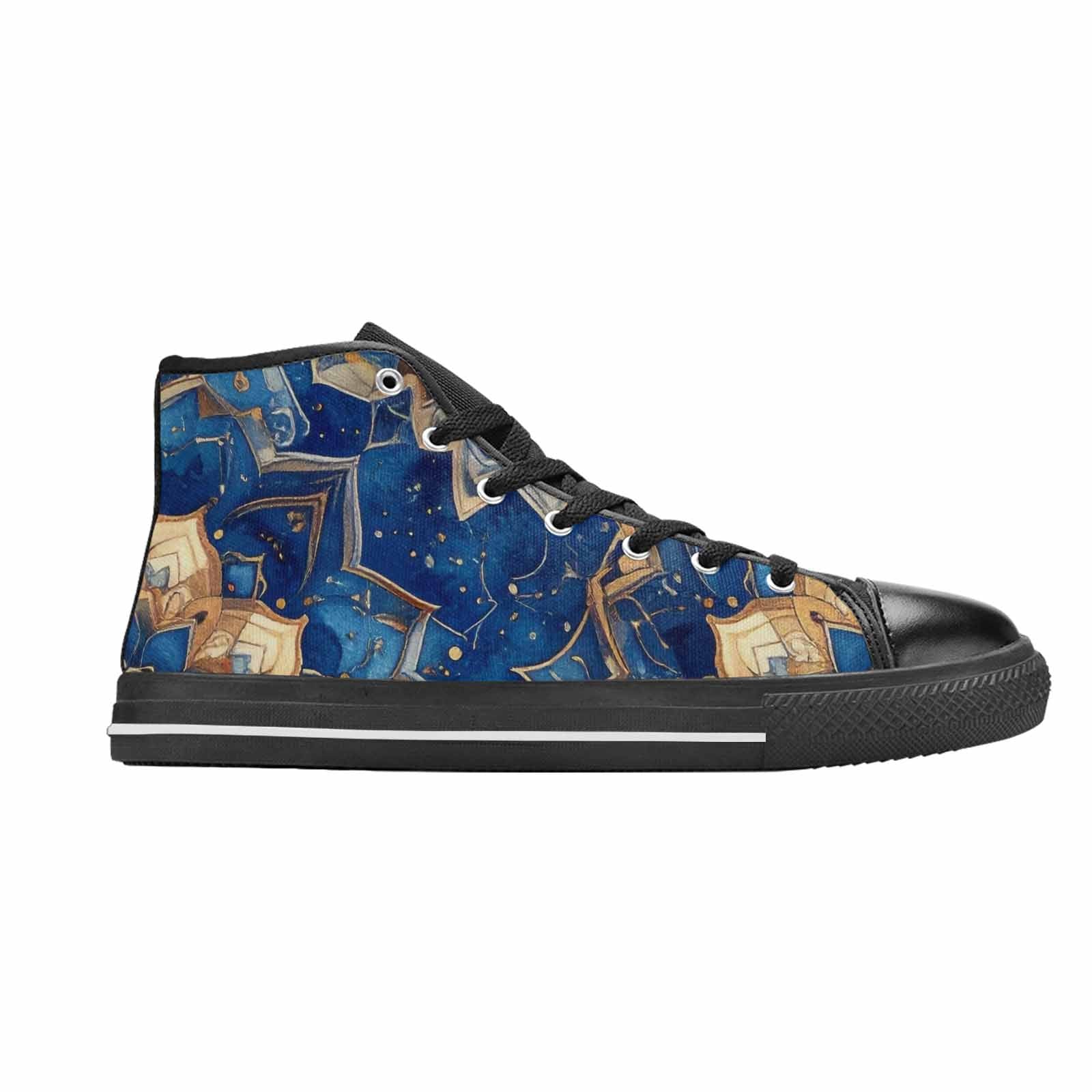 MEN'S Mandala High Top Canvas Surreal Custom Shoes