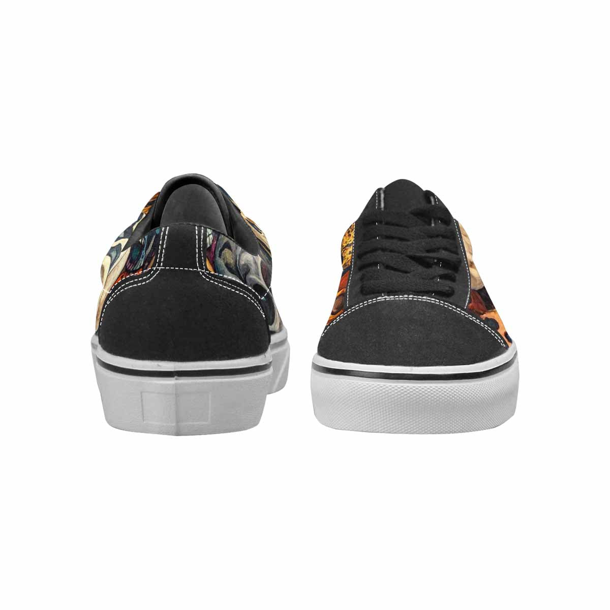 WOMEN'S Skulls Lace-Up Canvas Surreal Shoes