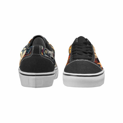 WOMEN'S Skulls Lace-Up Canvas Surreal Shoes
