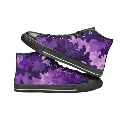 MEN'S Military Camouflage Blotch High Top Canvas Y2K Custom Shoes