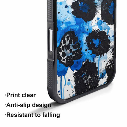 iPhone 17 Air Case — Animal Print Black Blue Ink Animal, Custom Print Case Cover