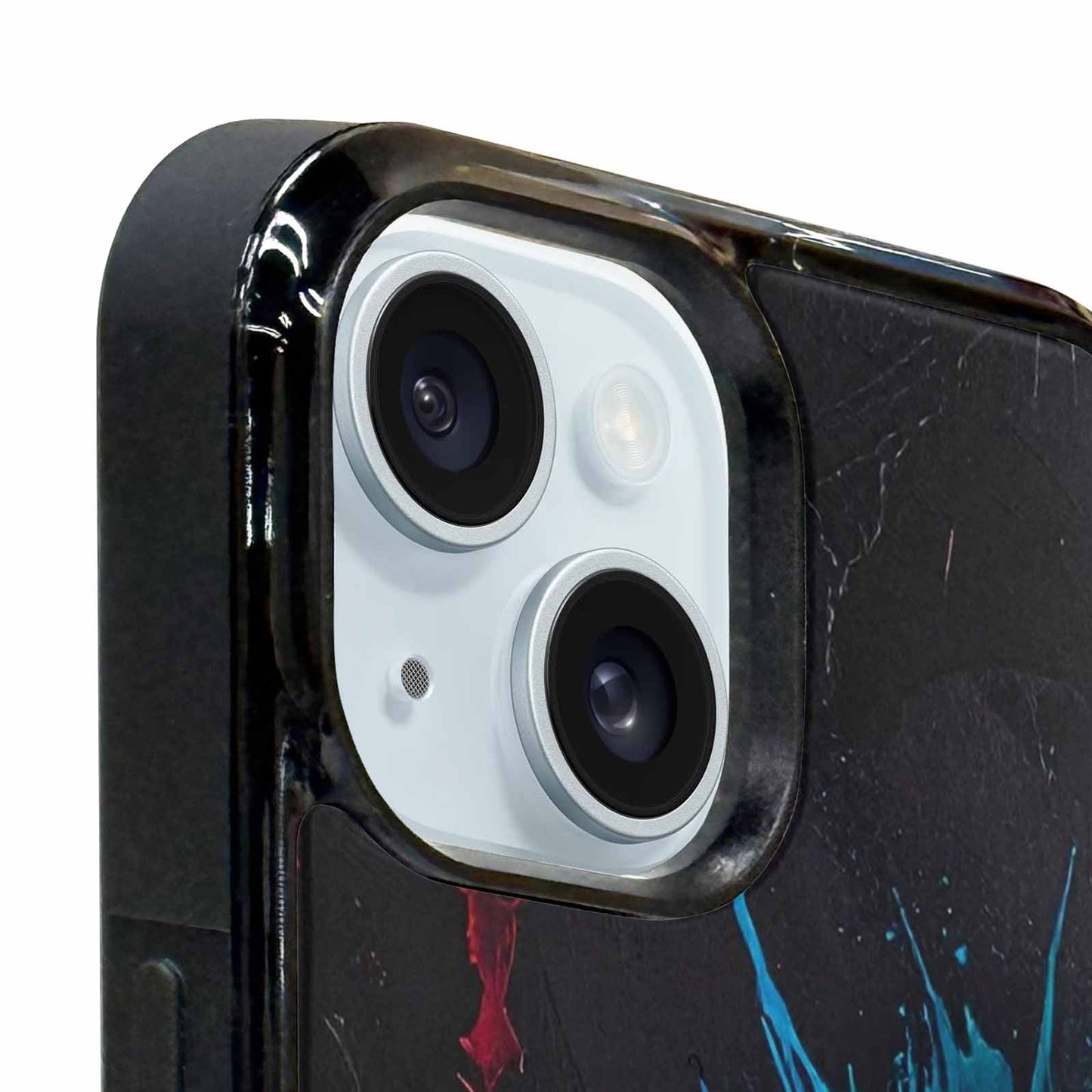 iPhone 15 Plus Case — Dark Animal Print, Custom Designed Case Cover