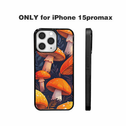iPhone 15 Pro Max Case — Bold Autumn Mushroom Bold Autumn Mushroom, Custom Phone Case