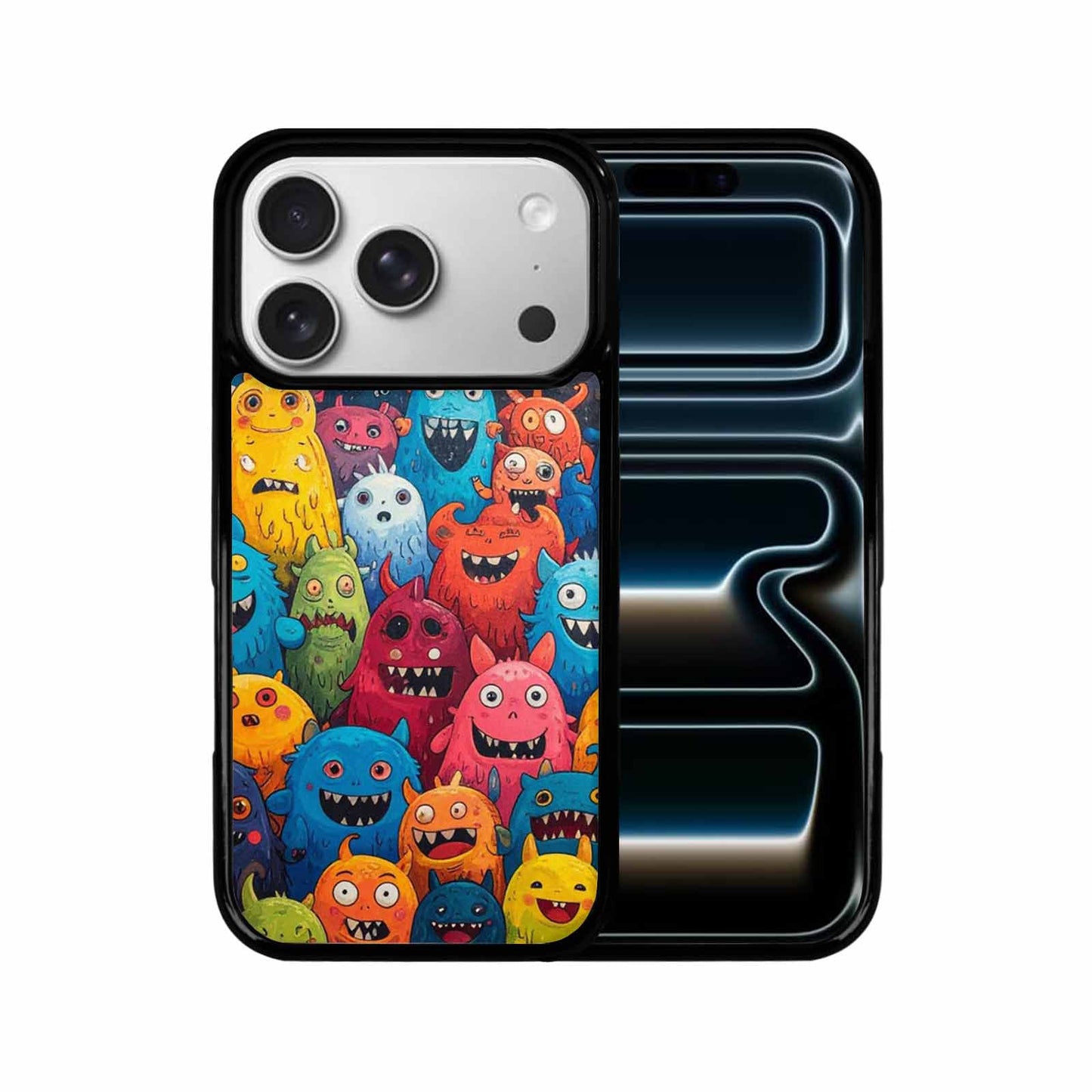 iPhone 17 Pro Case — Monsters General Cartoon Monsters Pattern Cartoon, Personalized Phone Case