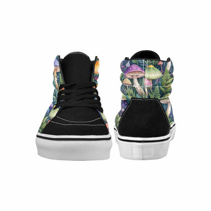 MEN'S Mushrooms  Botanical Mushrooms High Top Canvas Dreamcore Shoes