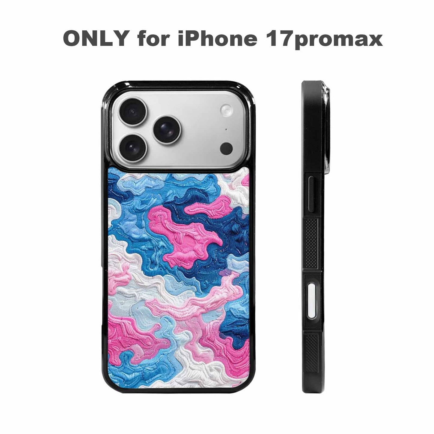 iPhone 17 Pro Max Case — Vivid Camo Transgender Camo, Custom Art Phone Cover