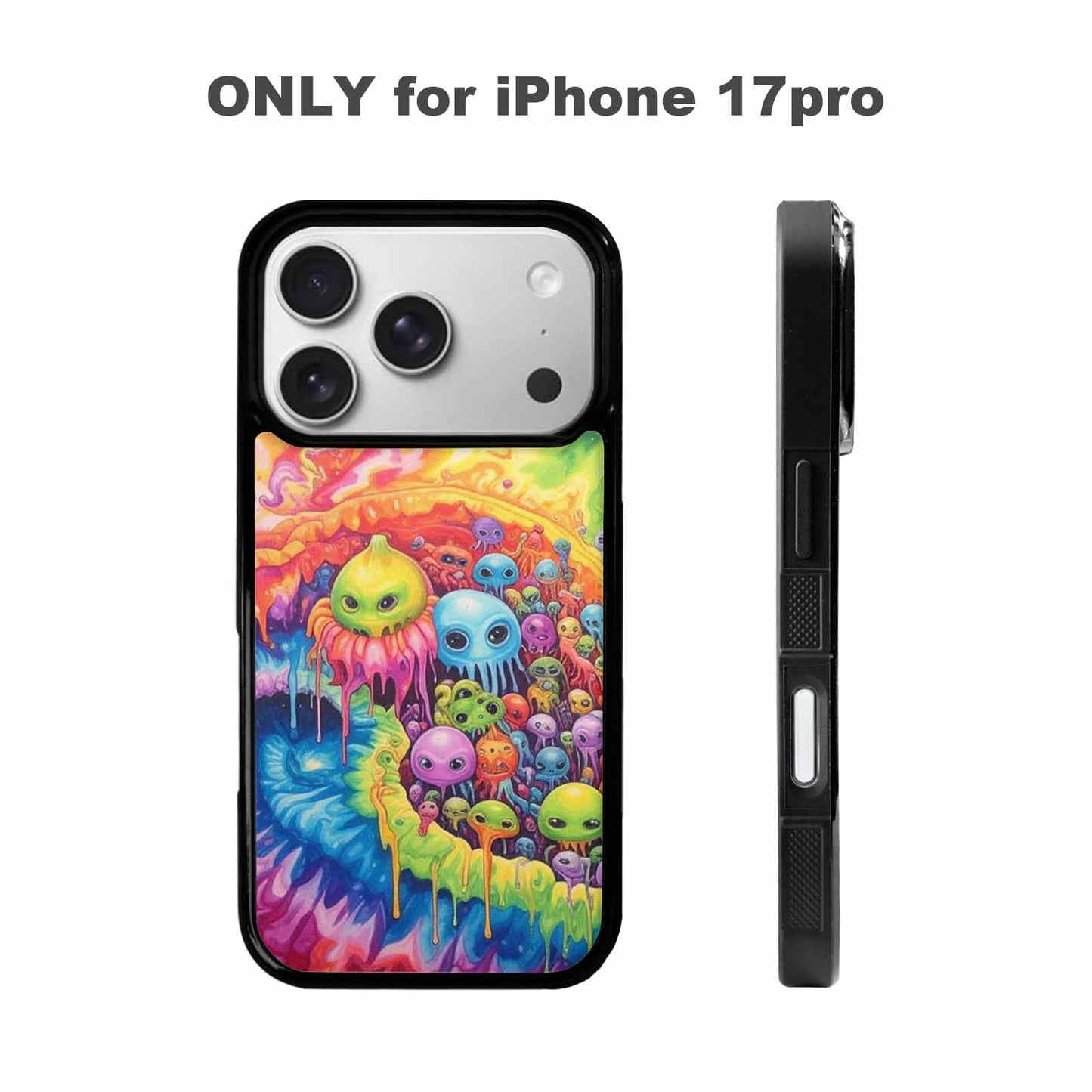 iPhone 17 Pro Case — Aliens Tie Dyemelting Aliens P Tie, Personalized Phone Case