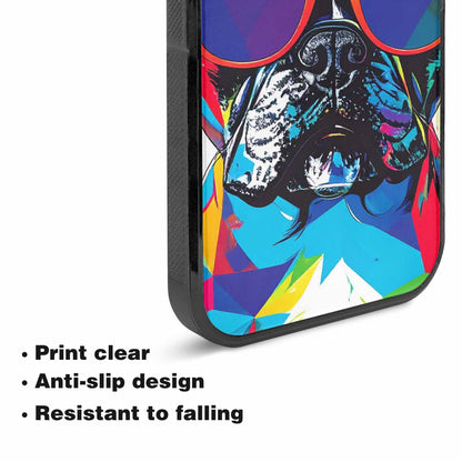 iPhone 15 Plus Case — French Bulldog Pop Art Pattern Personalized, Unique Phone Case Design
