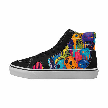 MEN'S Melting Aliens High Top Canvas Aesthetic Shoes