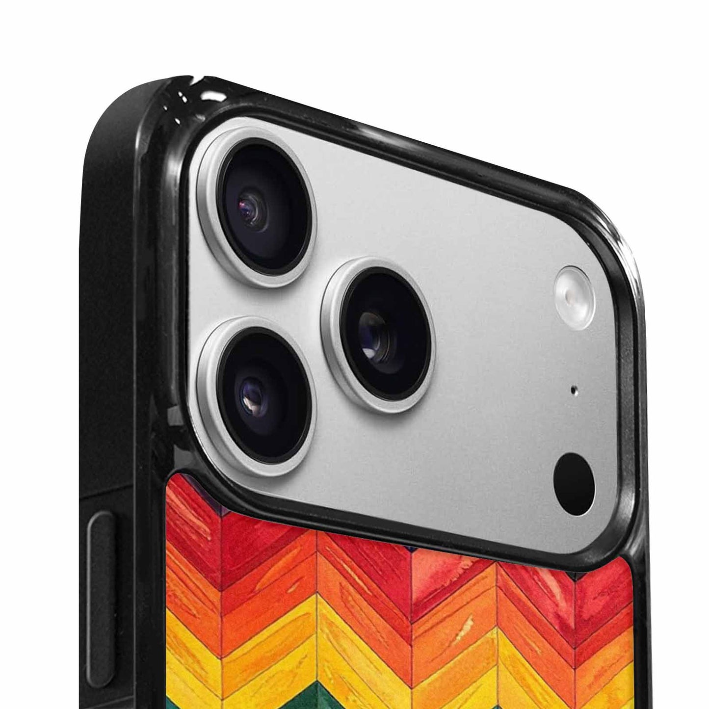 iPhone 17 Pro Max Case — Progress Pride Flag Color Original Art, Custom Made Phone Cover