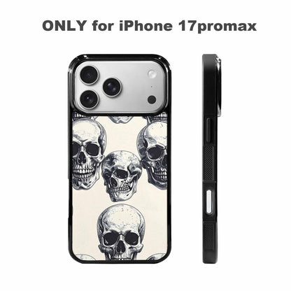 iPhone 17 Pro Max Case — Skull Dark Art Gothic Print Gothic, Unique Phone Case Design