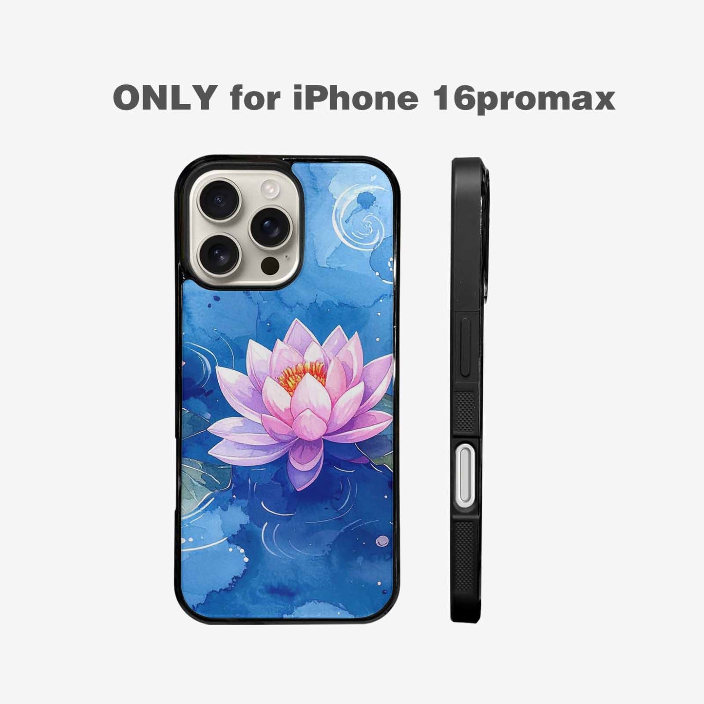 iPhone 16 Pro Max Case — Monet Water Lilies Painting Pattern, Unique Phone Case Design