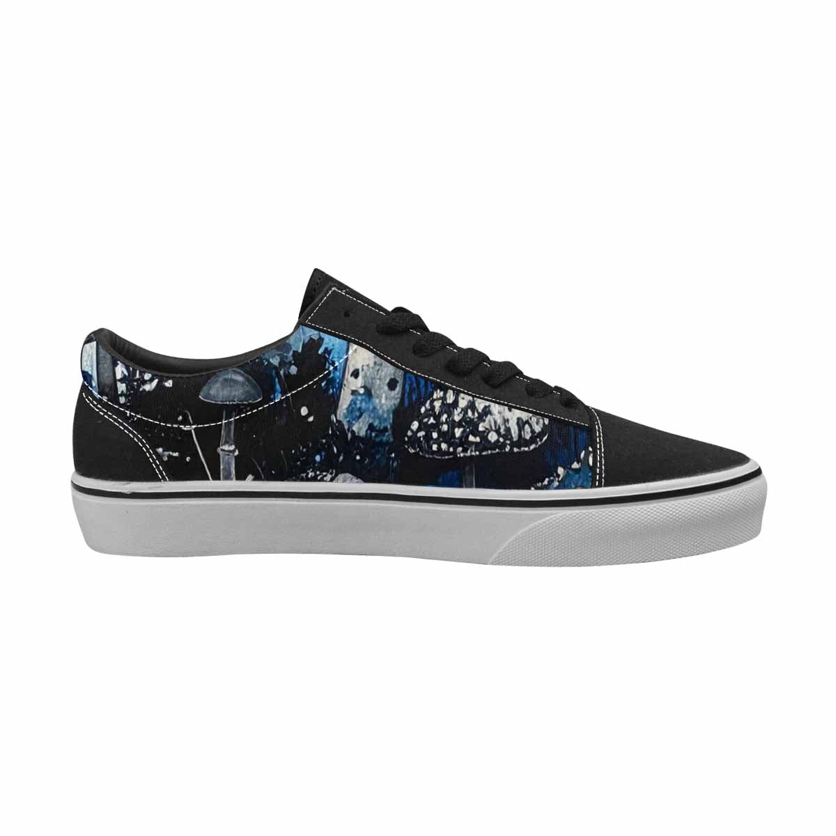WOMEN'S Mushrooms (general) Lace-Up Canvas Aesthetic Shoes