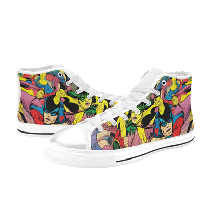 MEN'S Retro Comic Art Men’S High Top Canvas Y2K Shoes