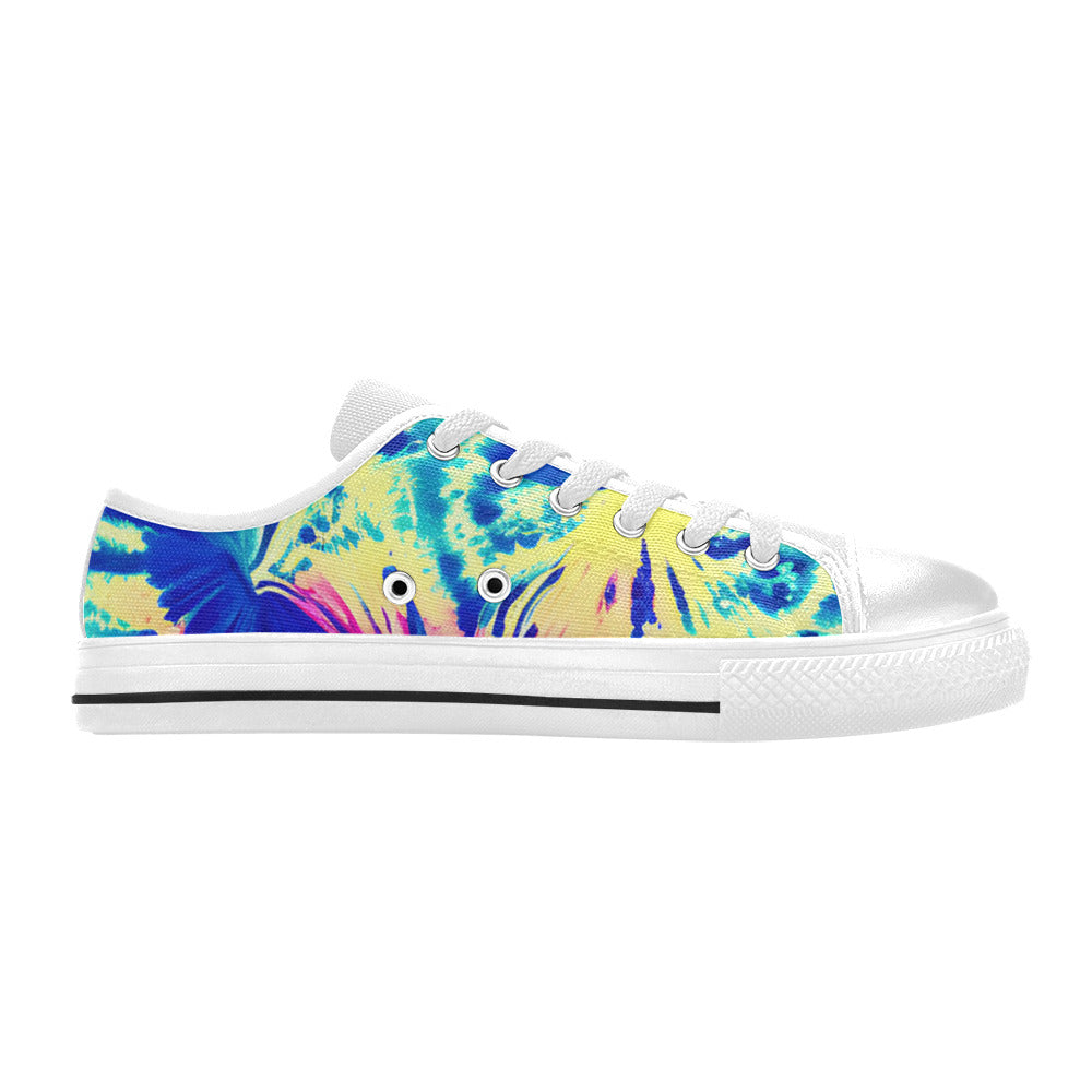 MEN'S Tie Dye Splash Retro Canvas Grunge Shoes
