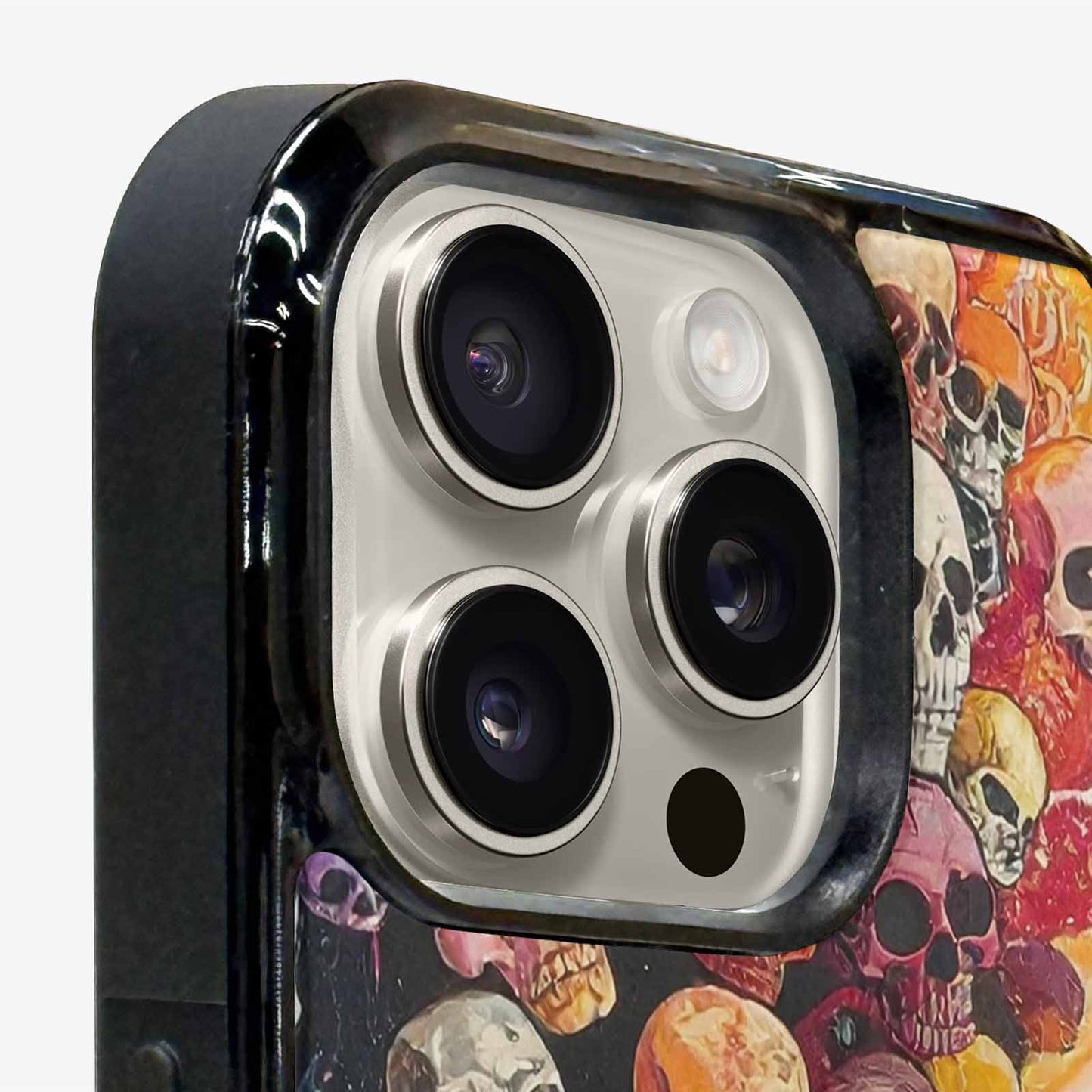 iPhone 15 Pro Max Case — Skulls Marbleskulls Pattern, Custom Printed Phone Case