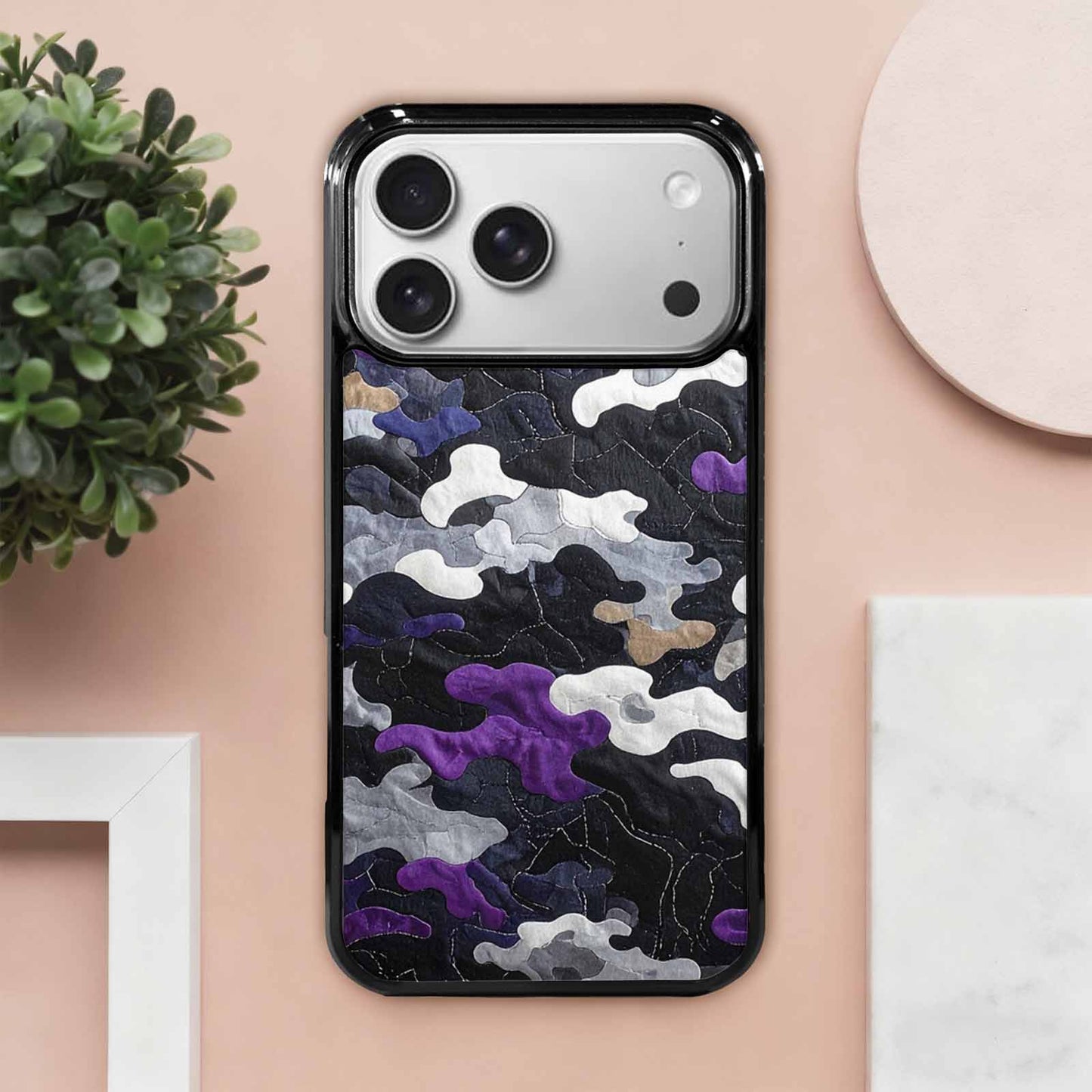 iPhone 17 Pro Max Case — Vivid Camo Asexual Camo, Custom Phone Case