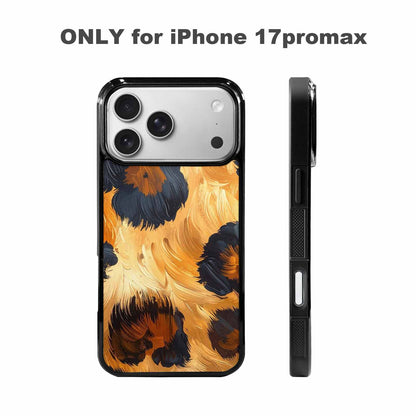 iPhone 17 Pro Max Case — Leopard Soft Airbrush Gradient Animal Print, Custom Art Phone Cover