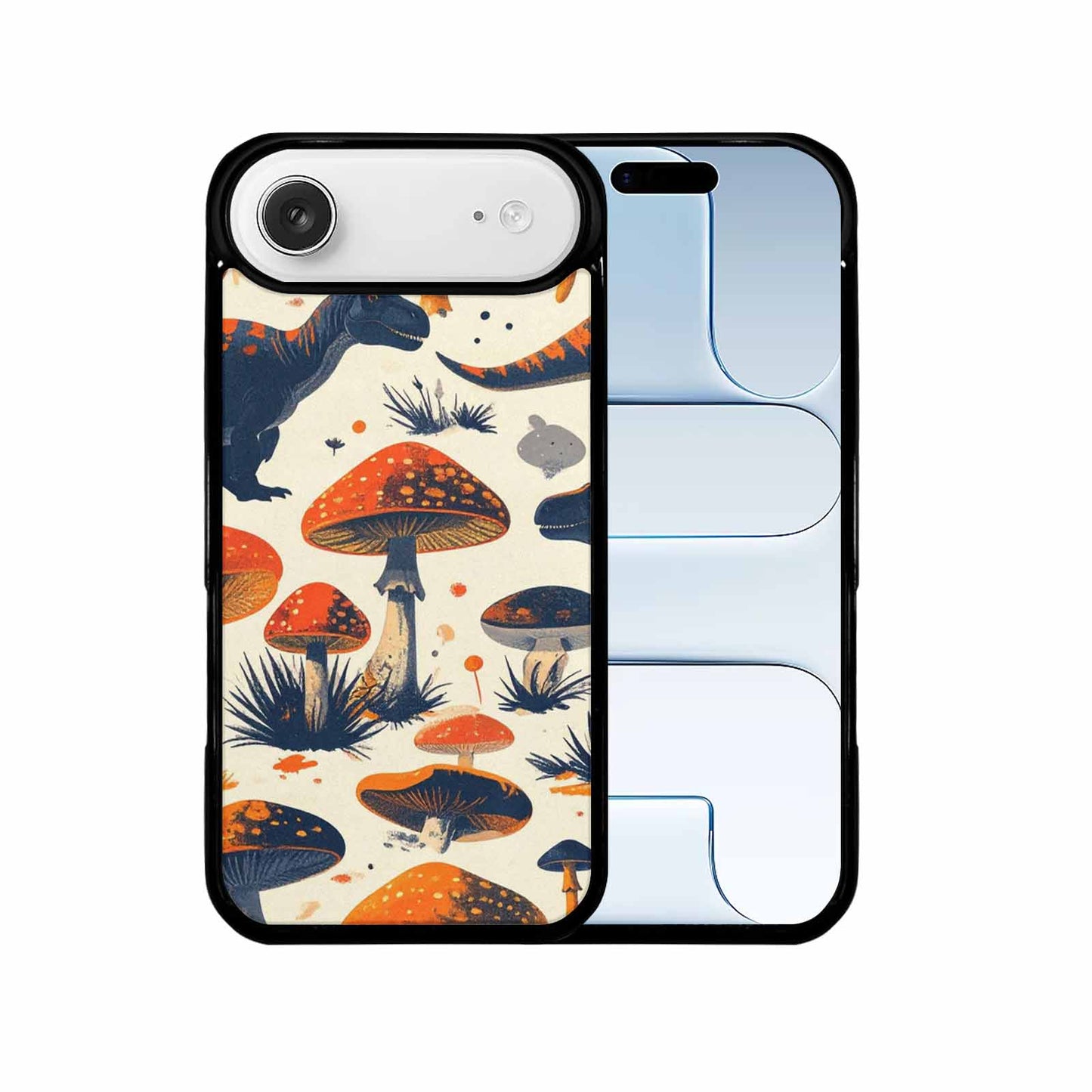 iPhone 17 Air Case — Vintage Dinosaurs Mushroom Retro Vintage, Original Design Phone Case