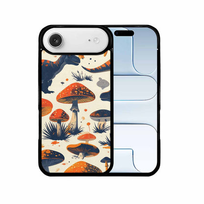 iPhone 17 Air Case — Vintage Dinosaurs Mushroom Retro Vintage, Original Design Phone Case