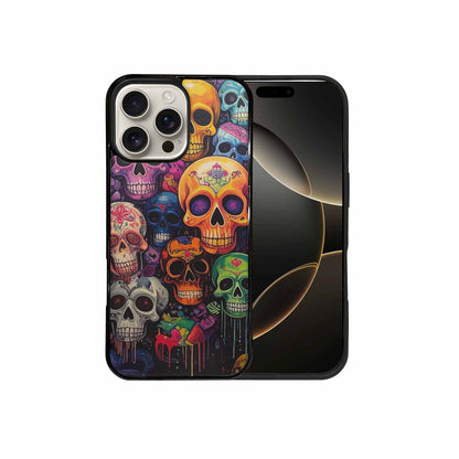 iPhone 16 Pro Max Case — Skulls General Skulls Pattern, Custom Made Phone Cover
