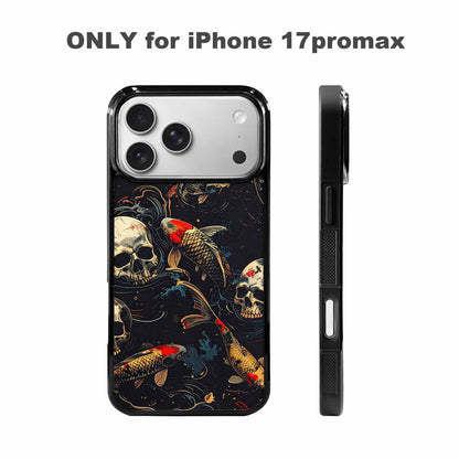 iPhone 17 Pro Max Case — Skull Dark Art Gothic Print Gothic, Custom Print Case Cover