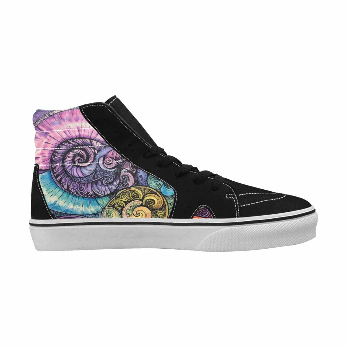 MEN'S Tie High Top Canvas Cottagecore Sneakers