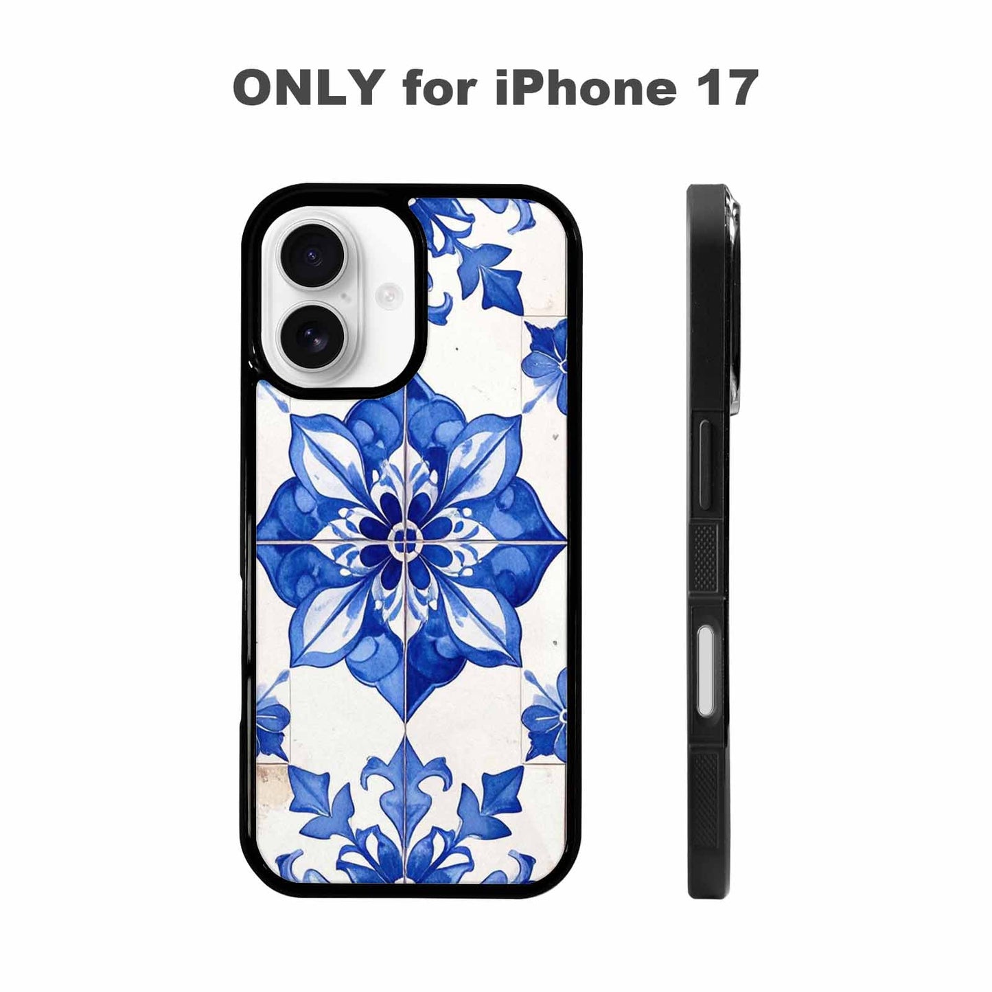 iPhone 17 Case — Mexican Talavera Tile Pattern, Floral, Custom Made Phone Cover