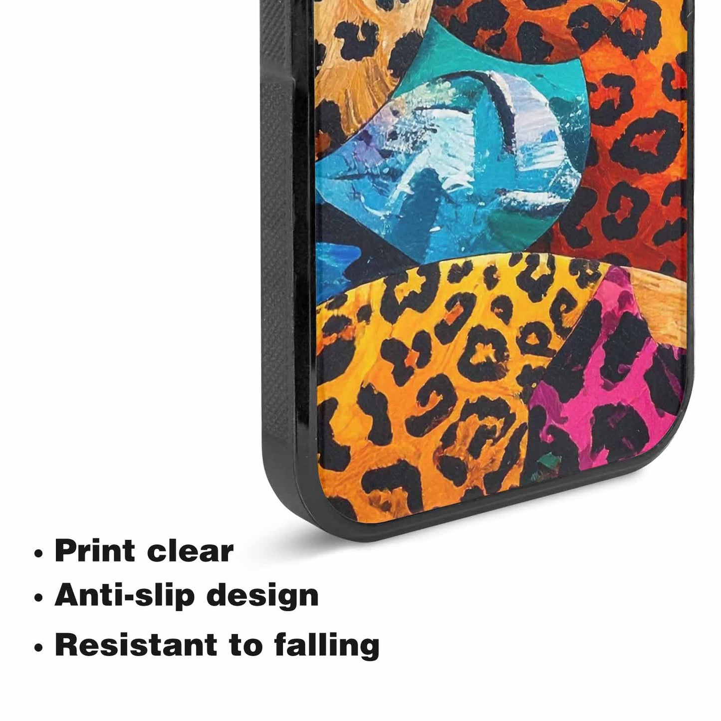 iPhone 15 Plus Case — Full Color Vibrant Animal Print Animal, Customized Protective Case