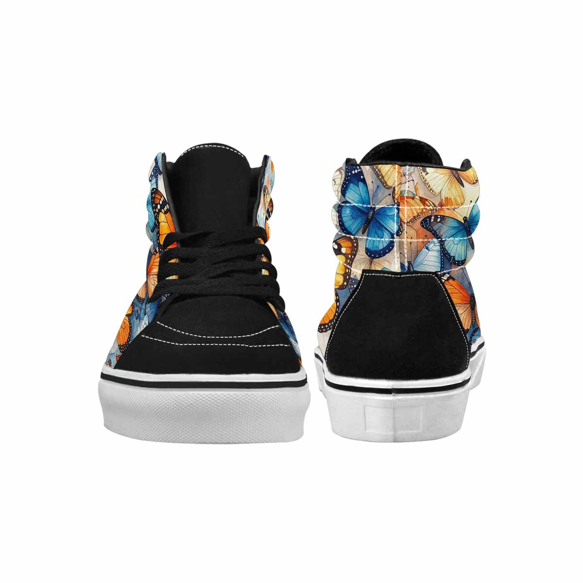 MEN'S Butterfly Wing High Top Canvas Cottagecore Sneakers