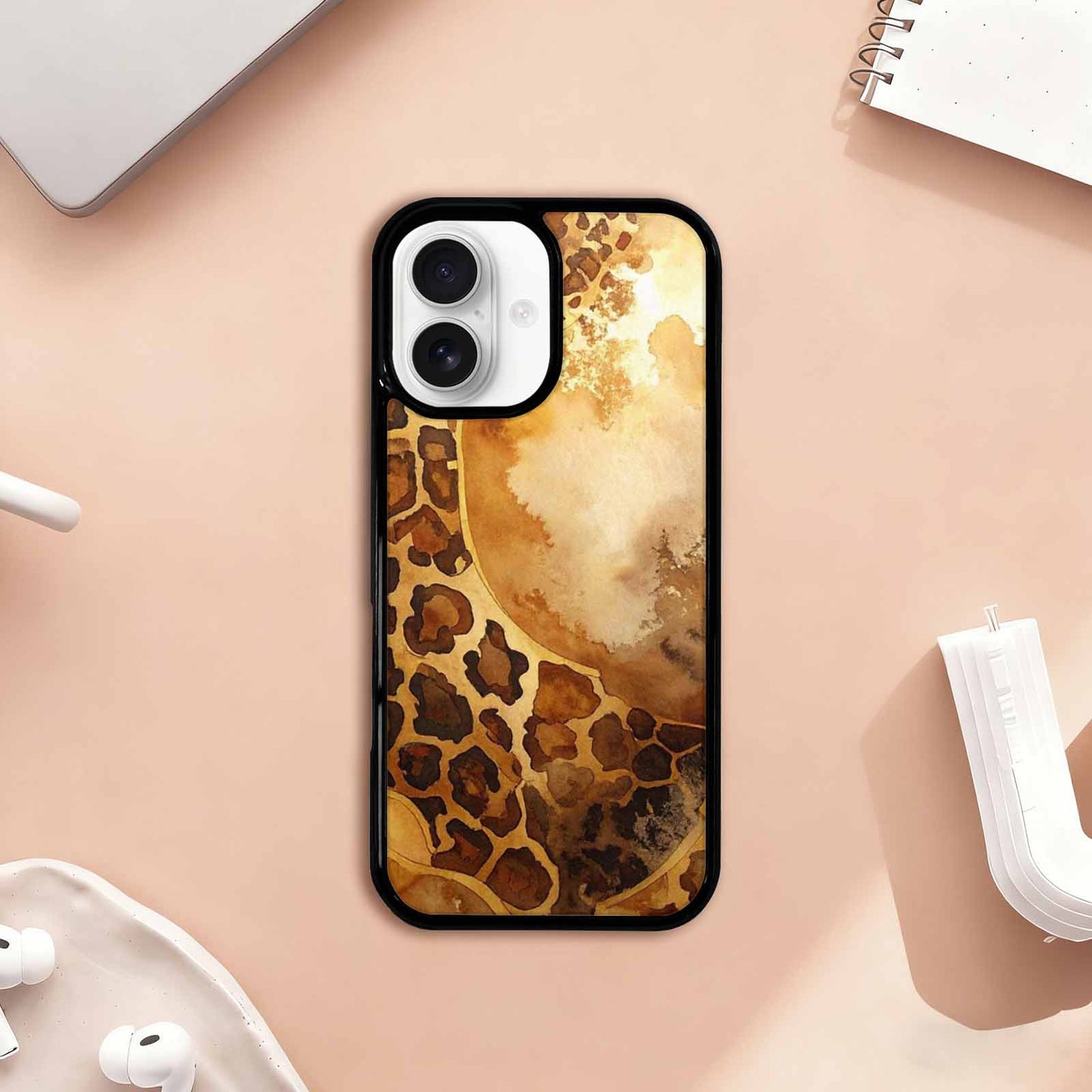 iPhone 17 Case — Animal Print Leopard Wallpaper Animal Print, Custom Made Phone Cover