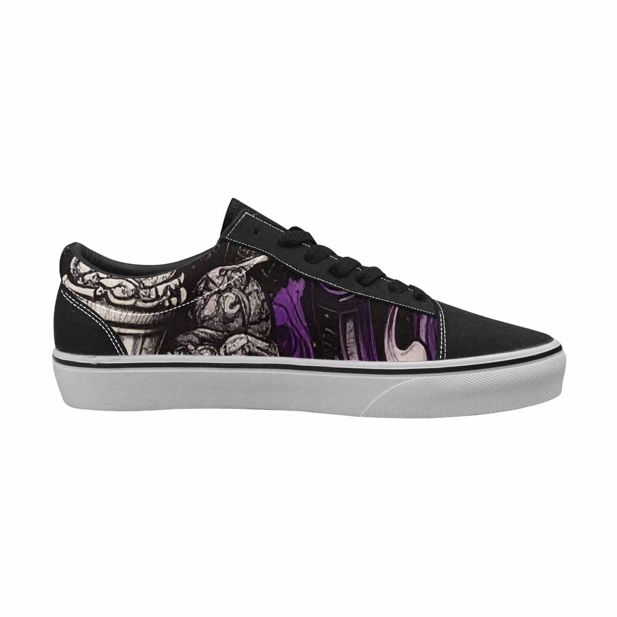WOMEN'S Ice Cream Motif Lace-Up Canvas Dreamcore Custom Shoes
